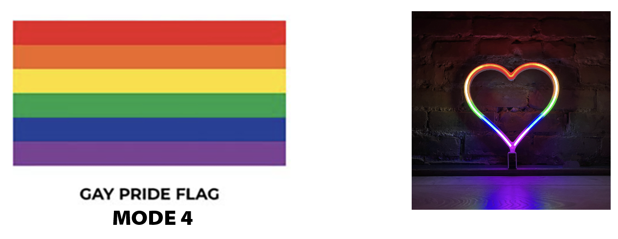 Gay Flag and Heart