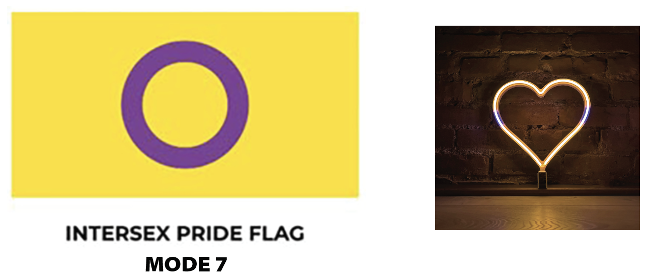 Intersex Flag and Heart